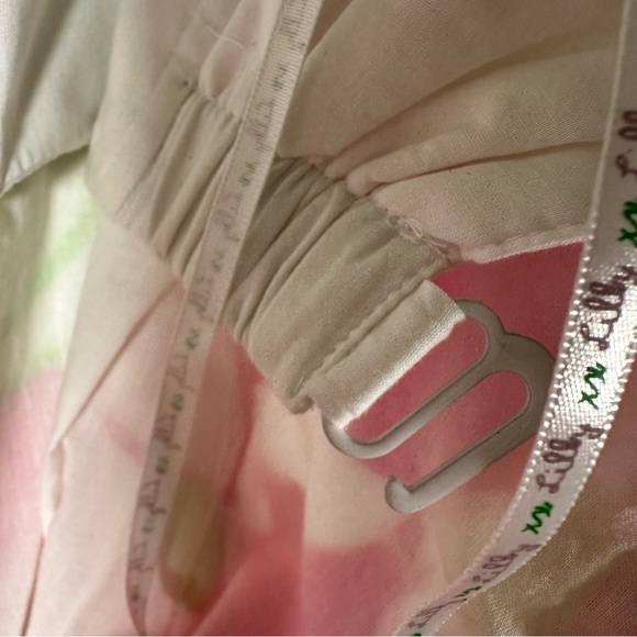 Lilly Pulitzer Silk Cotton Mini Strapless Dress Size 2 Y2K - Picture 7 of 9